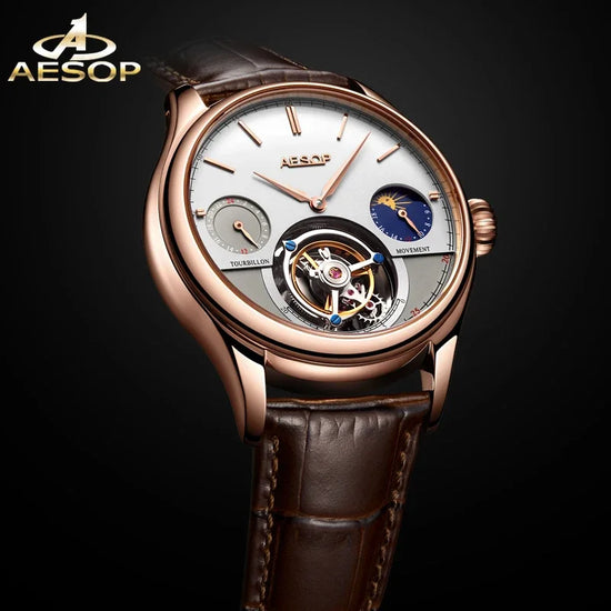 Aesop Manual Tourbillon Watch 2025 - Stainless Steel Men&