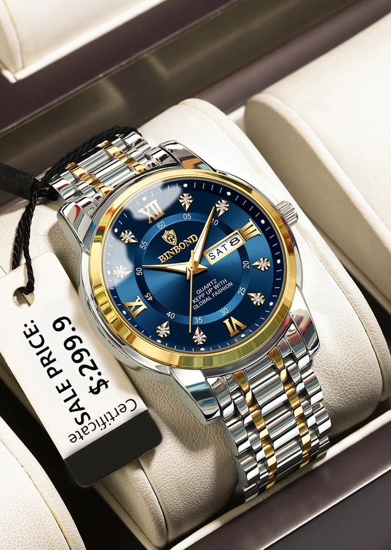 2025 Top Brand Luxury Fashion Diver Watch Men 30ATM Waterproof Date Clock Sport Watches Mens Quartz Wristwatch Relogio Masculino